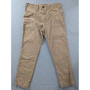 American Eagle Pants Mens Size 34x30 Beige Chino Flat Front Straight Leg